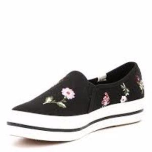 Kate Spade X Keds Embroidered Platform Sneakers